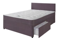 Forty Winks - Newington Comfort Small - Double 2 Drawer - Divan Bed